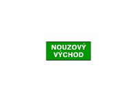 7814d - Nouzový východ (text) 