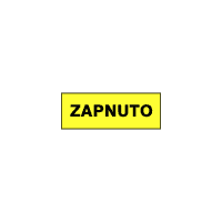 6104 - Zapnuto (žlutočerná)