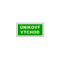 7810c - Únikový východ - bílý okraj